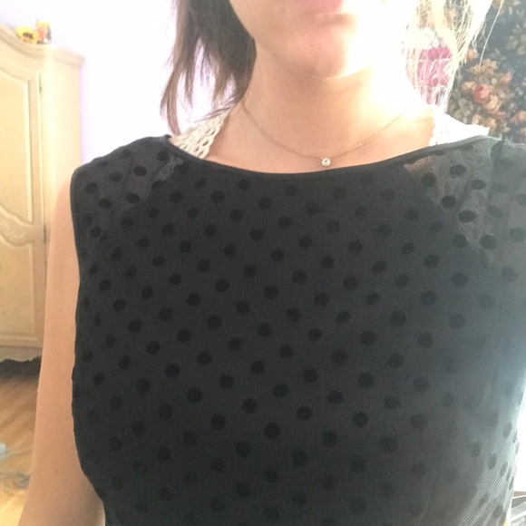 black chiffon dress - Picture 3 of 5